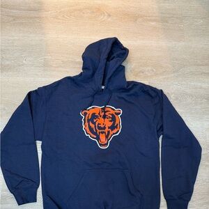 Nike Chicago Bears NFL Throwback Logo Hoodie Sweatshirt Pullover Graphic Medium